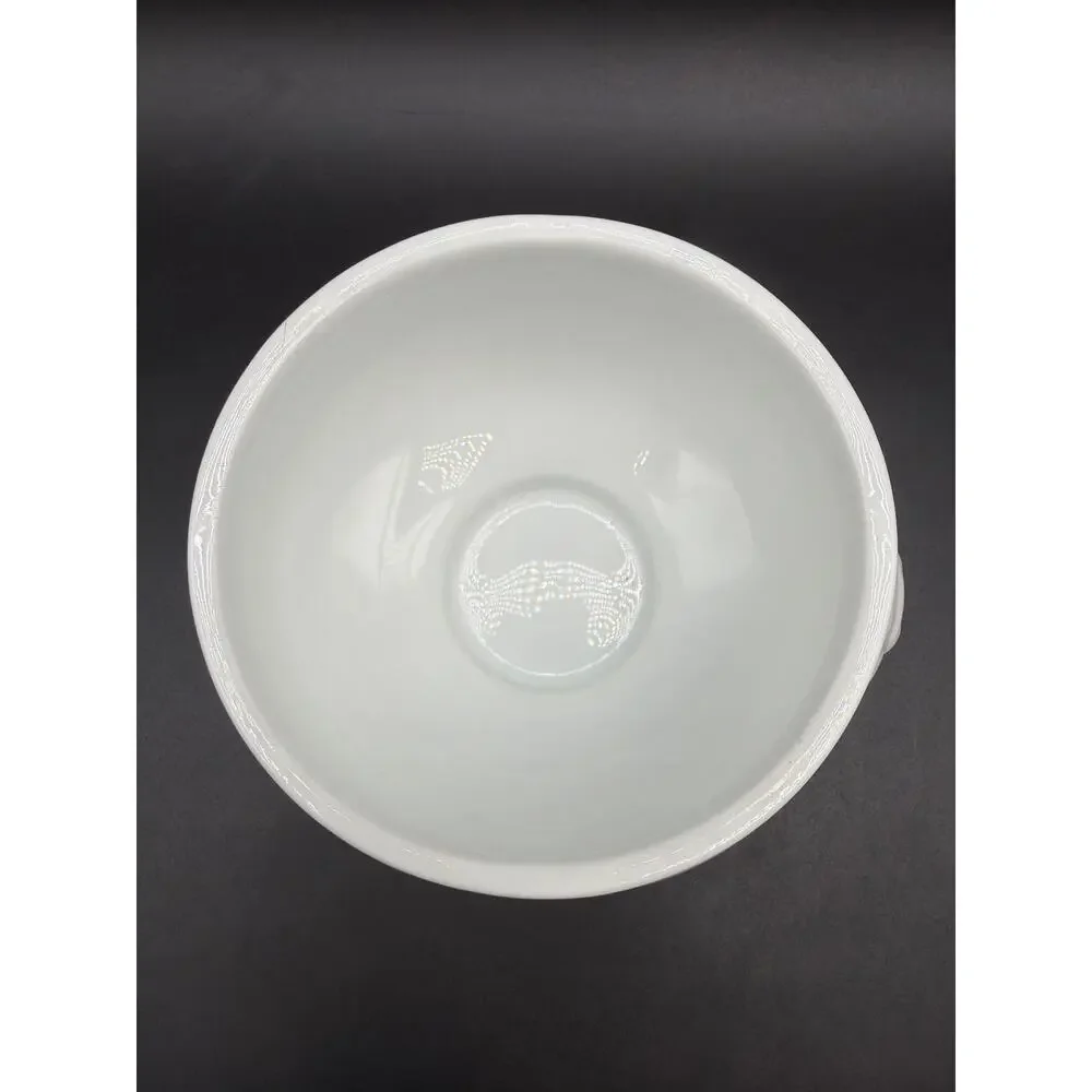 Sur La Table Lion's Head French Onion Soup Bowl White Ceramic 14 Oz Portugal